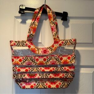 Vera Bradley Small Floral Beach Tote